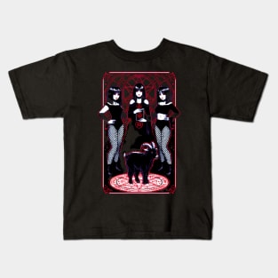 gothic aesthetic - satan gothic aesthetic Kids T-Shirt